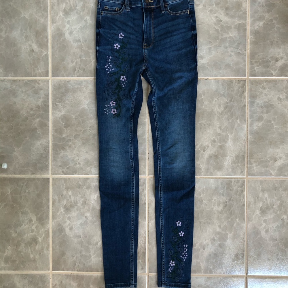 Hollister high rise super skinny